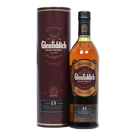 glenfiddich 15 yr solera.